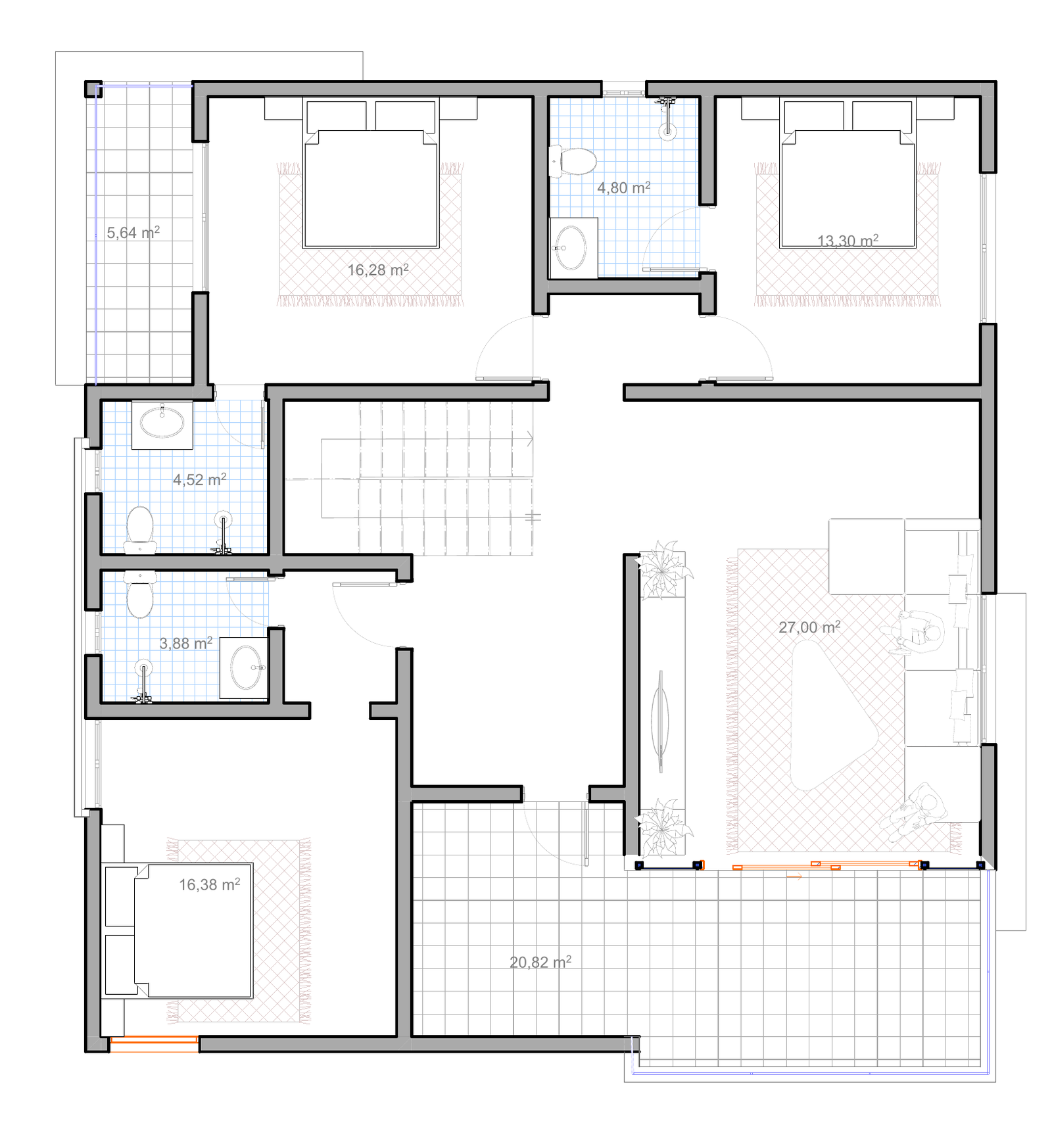 Plan RDC - Duplex Océan Premium Abidjan